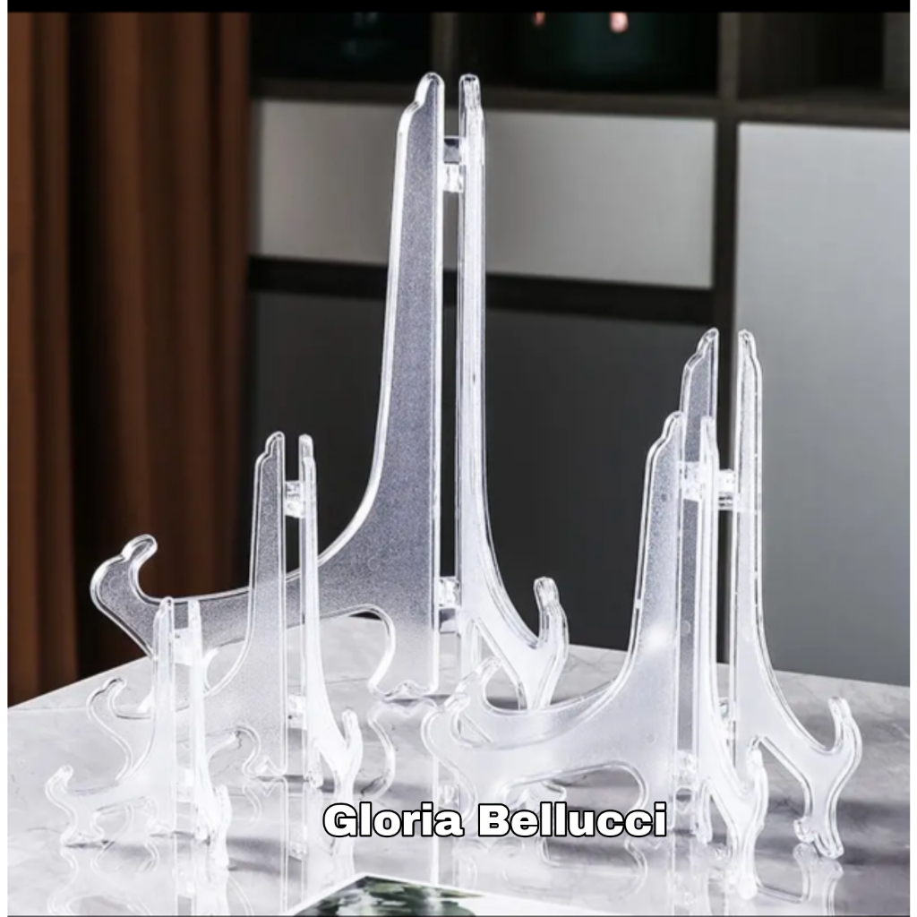 Sandaran kaki piring pajangan penyangga lukisan bingkai foto frame