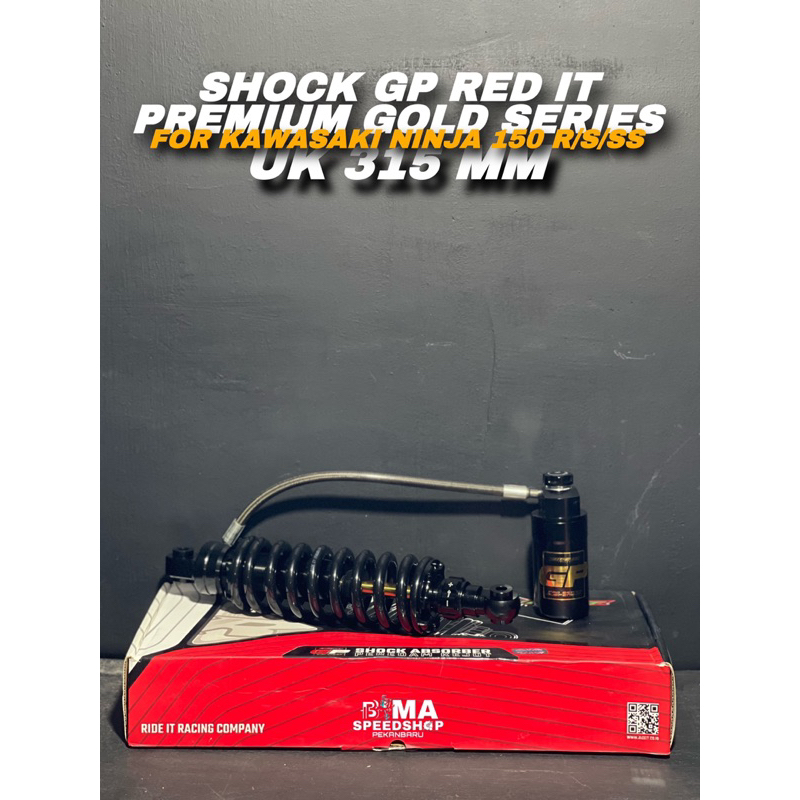 SHOCK GP RED IT PREMIUM GOLD SERIES KAWASAKI NINJA 150