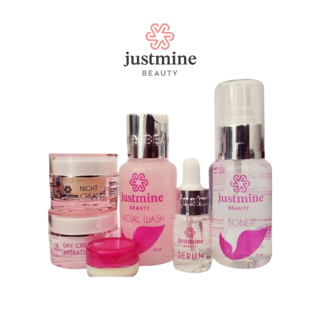 Justmine beauty skincare paket night glow forte/bpom