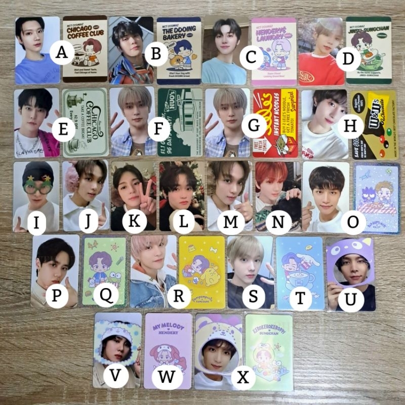 AAB NCT 127 DREAM WAYV Trading Card CCOMAZ R2 Orange Green Pink Christmas Sanrio A B Taeil Johnny Yu