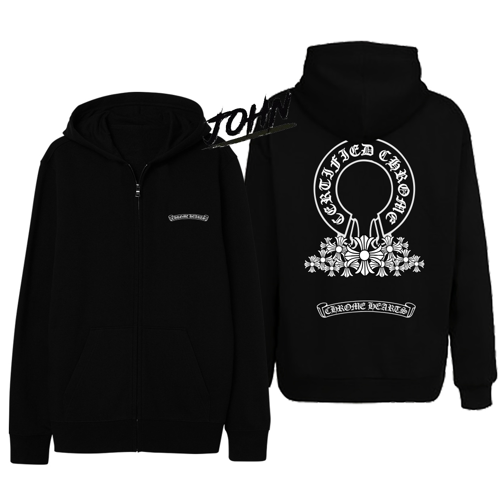 Jaket Zipper Hoodie Chrome Hearts Komic Shelly Jayjo Wind Breaker Manhwa