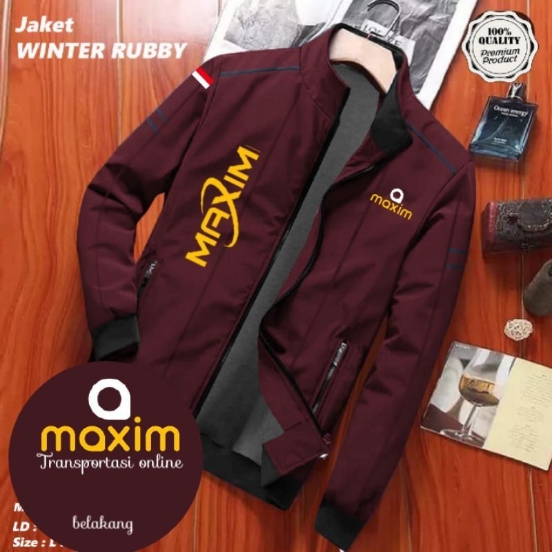 JAKET MAXIM DRIVER OJOL INDONESIA