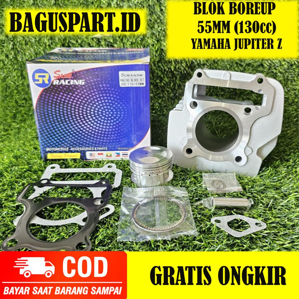 BLOK BORE UP 55mm 130cc JUPITER Z / VEGA R NEW SUM RACING
