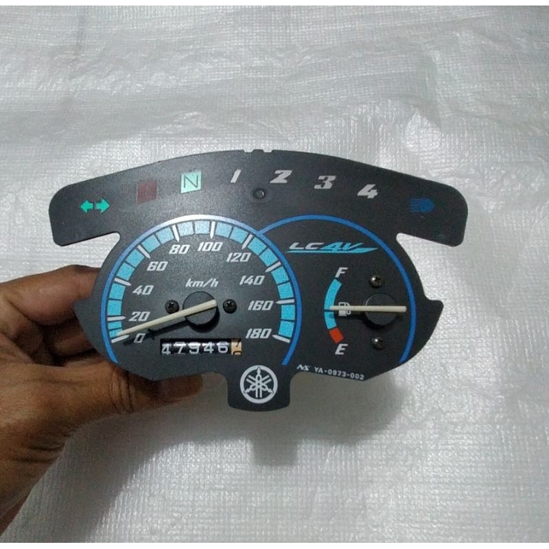 mesin berikut papan speedometer Jupiter MX lama original copotan