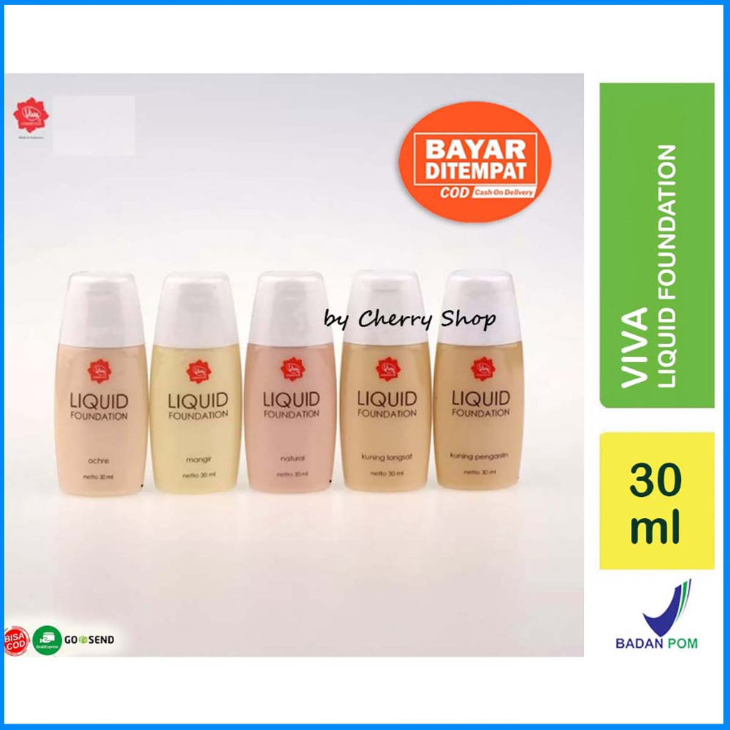 [30ML] [BPOM] VIVA Liquid Foundation 30mL ( alas bedak viva ) | KUNING LANGSAT