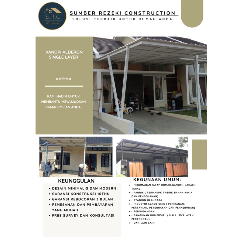 KANOPI ALDERON SINGLE LAYER/RS