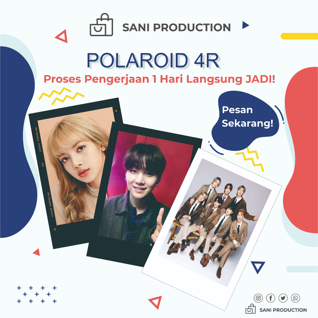 (COD) CETAK POLAROID 4R GLOSSY MURAH PENGERJAAN KILAT 1 HARI JADI LANGSUNG KIRIM cetak foto polaroid