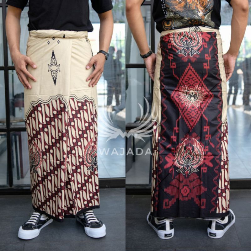 Sarung Batik Dewasa Motif Wayang Putih Terbaru Sarung Batik Paduka Wajada Wadimor