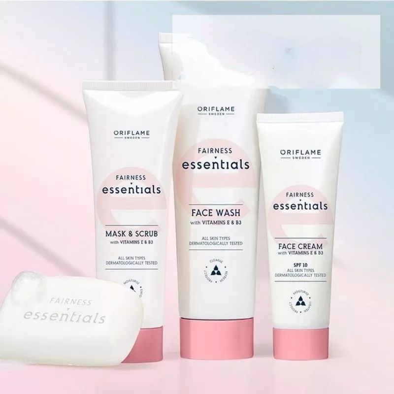 GLOW Essentials Fairness Face Cream/Wash/Scrub