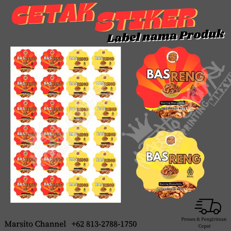 

STIKER LABEL PRODUK / STIKER CROMO /COSTUM SUKA SUKA A3++