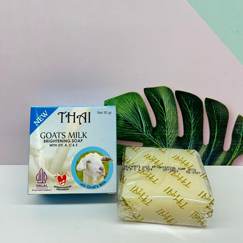 SABUN THAI GOATS MILK SOAP 50 GR BPOM ( Sabun Susu Kambing )
