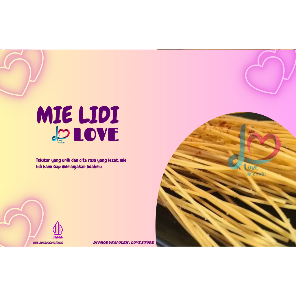 

MIE LIDI / MIE JEPANG 250 GRAM