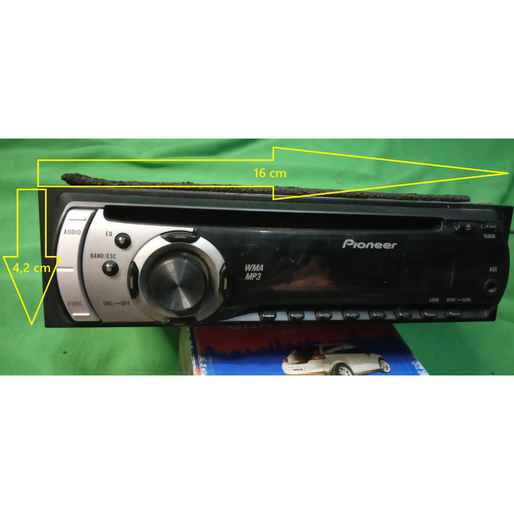 TAPE MOBIL BEKAS JADUL.PIONEER DEH-3087ZY.GRATIS SOKET.CD ERROR.