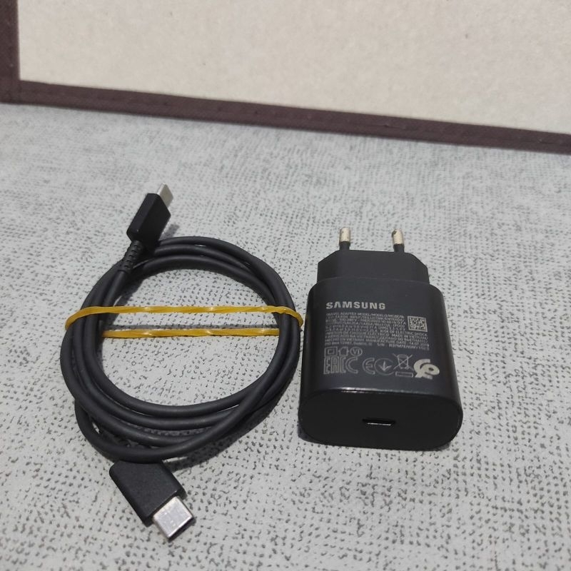 Charger samsung 25 watt original copotan hp ( second )