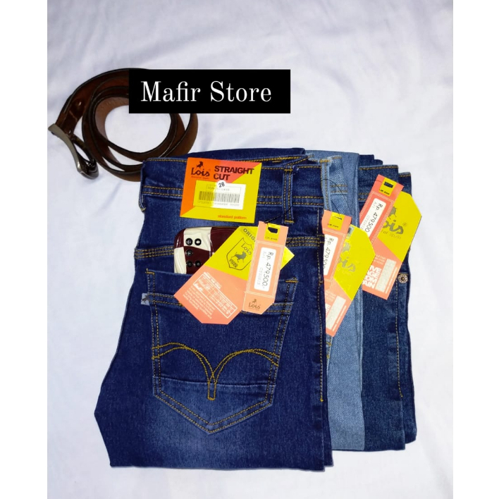 Celana LOIS Celana Pensil Panjang Jeans Biru Bahan Super Premium Lois ORI