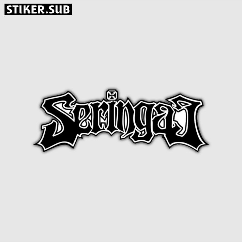 

Stiker sticker band SERINGAI