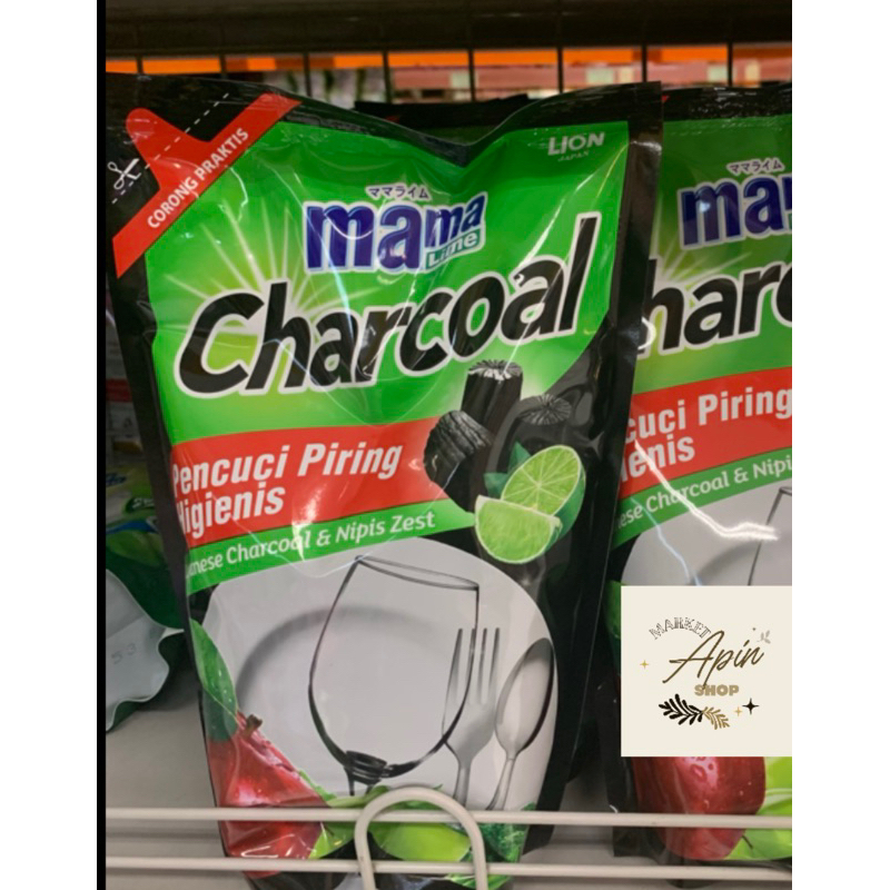 MAMA LEMON CHARCOAL 680ml