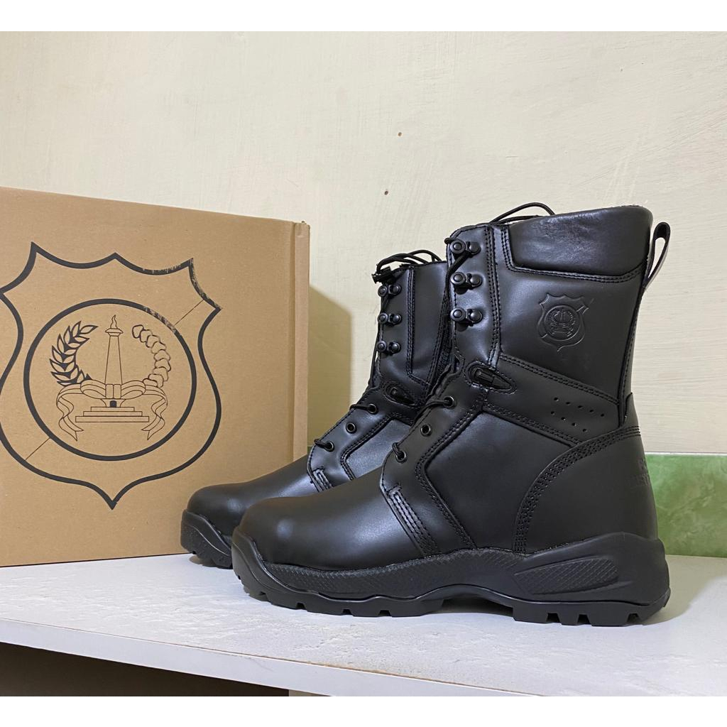 SEPATU PDL  SABHARA UJUNG BESI PMJ POLRI ORIGINAL