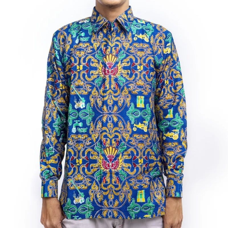 Seragam PUPR Terbaru Kemeja Batik Seragam Pria dan Wanita Lengan Panjang Full Furing Pria dan Wanita