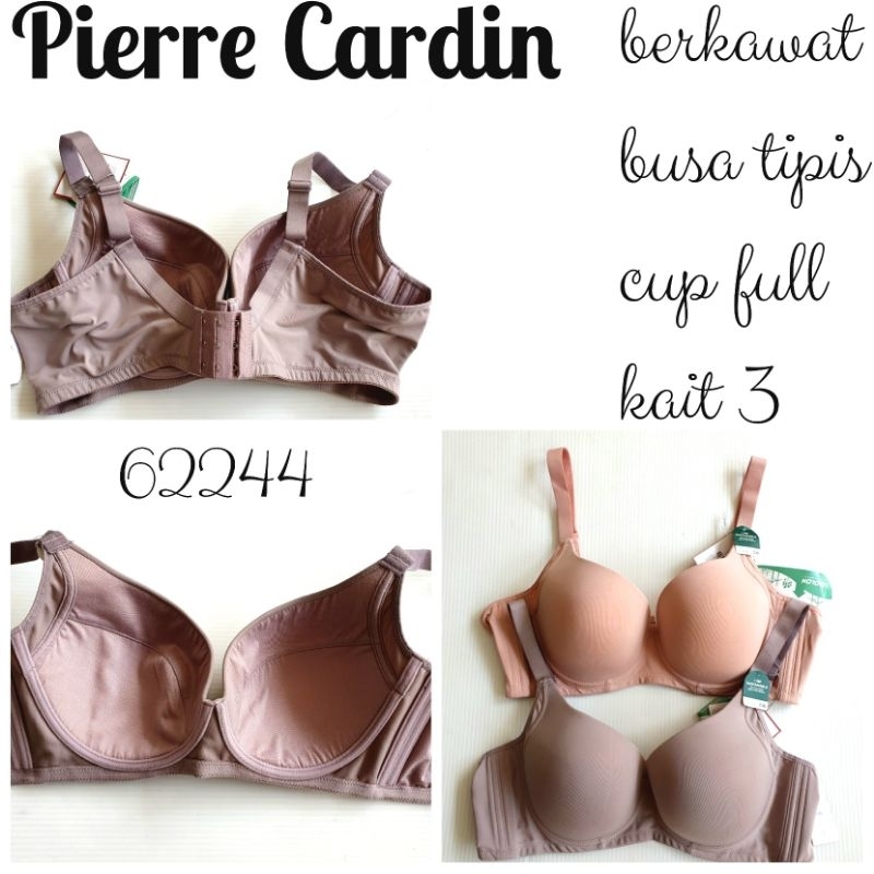 PIERRE CARDIN-size 36c,40C-bh bra berkawat cup full-62244