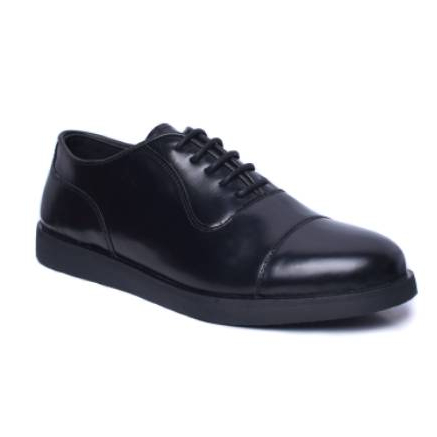 Sepatu Pantofel Pria Kulit Oxford Warna Hitam Toods Lexus Black RajinStore x Toods Footwear Original