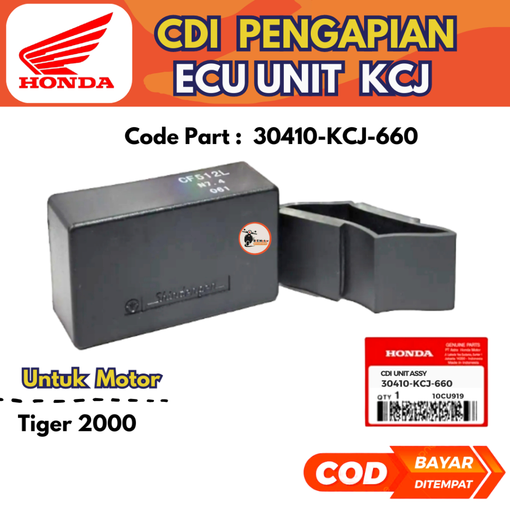 CDI Unit Tiger 2000 ECU Pengapian kode 30410-KCJ-660