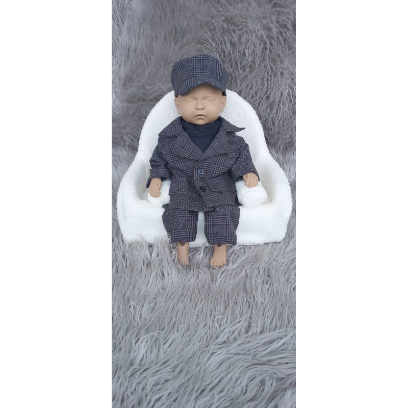 setelan jas bayi jas newborn jas anak baju pesta anak kostum baby bos setelan jas anak