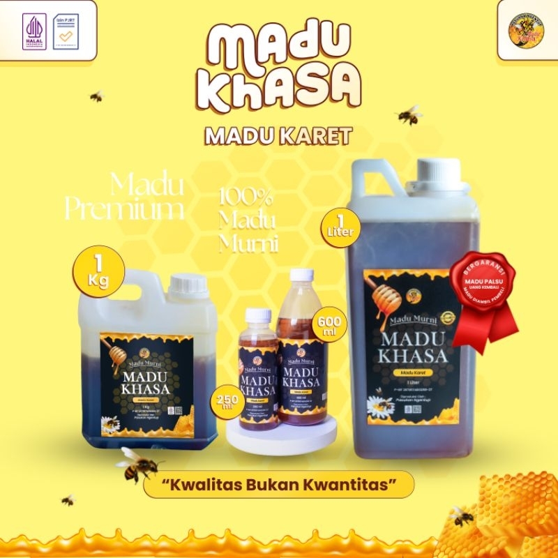 

MADU KARET || MADU ASLI || ORI 100% || 125 ML, 250 ML, 460 ML, 600 ML, 1 L, & 1 KG