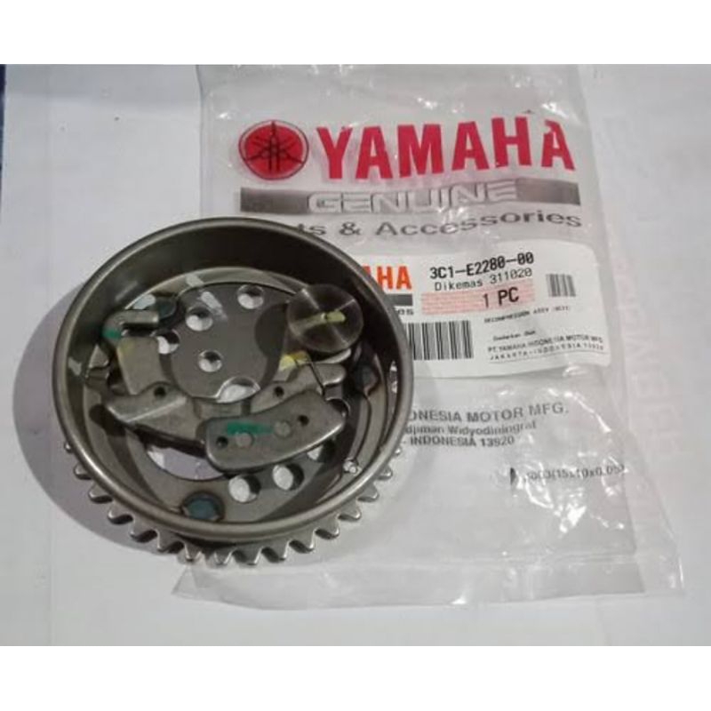 Gigi Sentrik Set Dekompresi Assy Noken Asli Yamaha Vixion 3C1-E2280-00