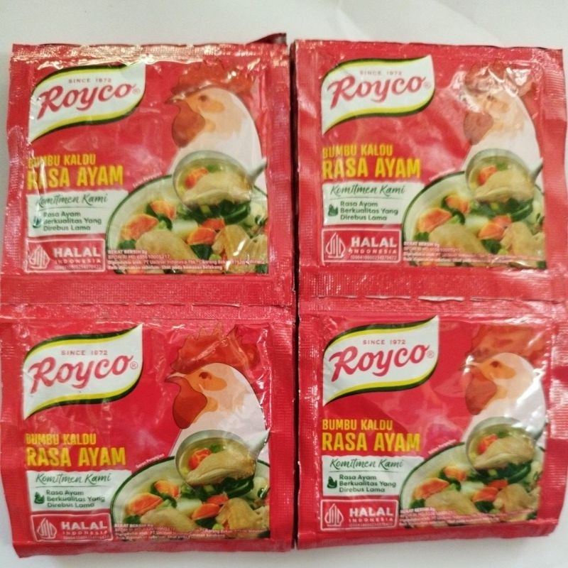 

Royco ayam bumbu kaldu rasa ayam Rp 500 8 gram