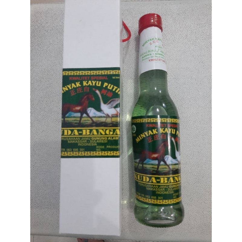 Minyak Kayu Putih Asli Ambon Kuda Bangau Kualitas Spesial 270ml ( aman sampai tujuan free gabus dan 