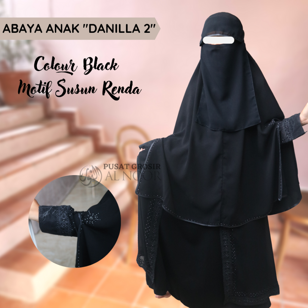 Abaya Anak Danilla 2 - Pusat Grosir Al Noor