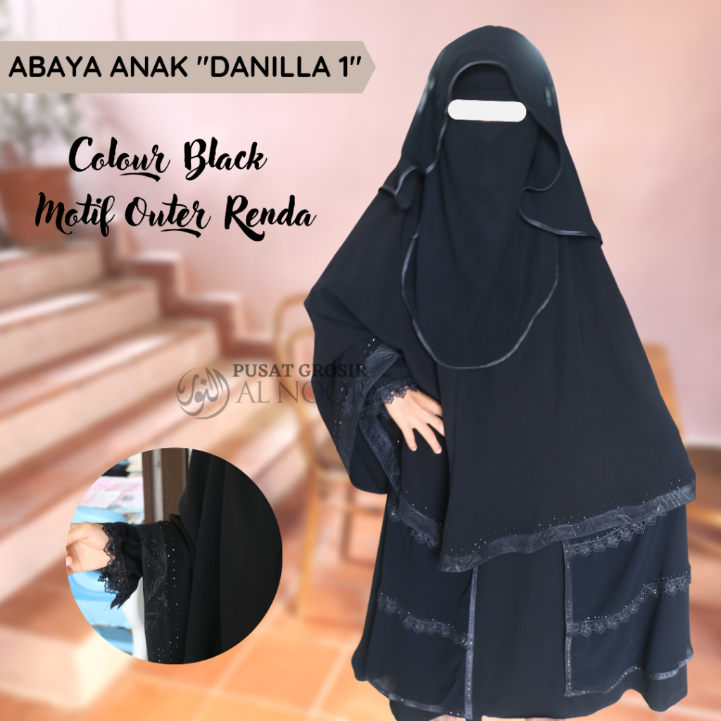 Abaya Anak Danilla 1 - Pusat Grosir Al Noor