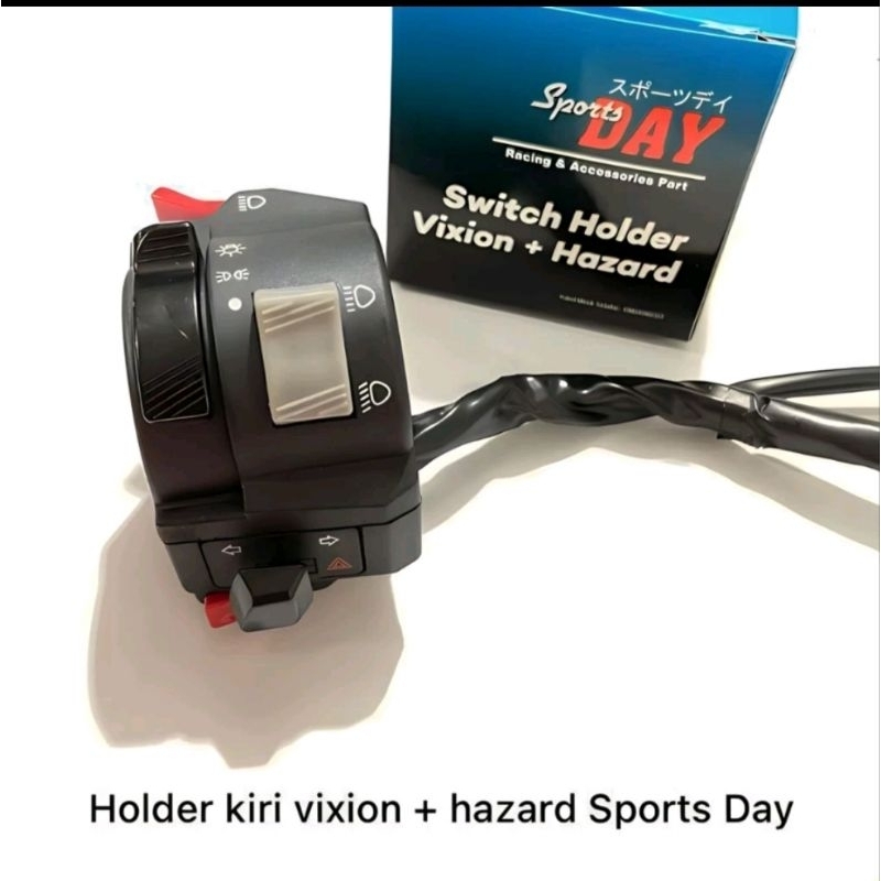 Saklar Vixion plus Hazard | Holder Vixion Kiri Plus Hazard
