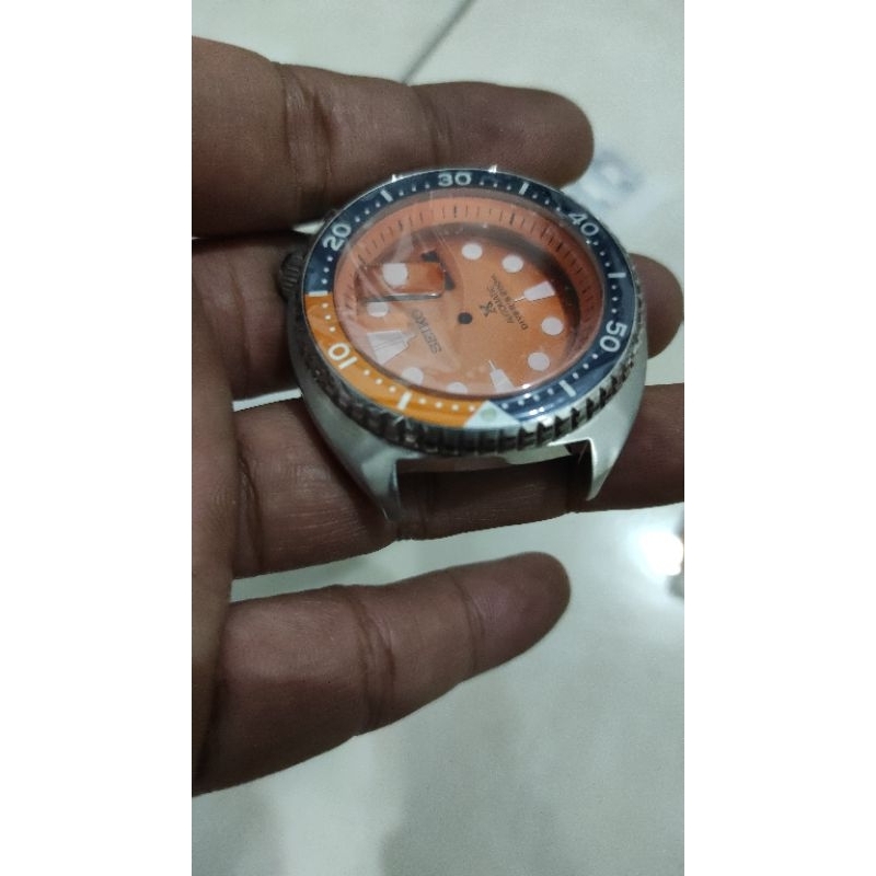 case Seiko turtle padi bahan stainless