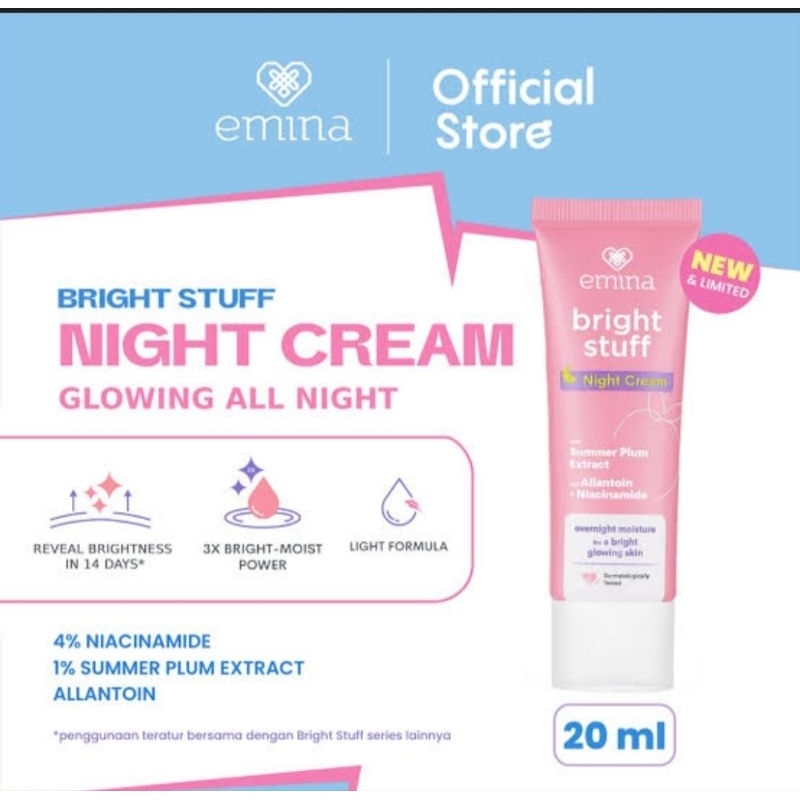 Emina brighstuff Night cream