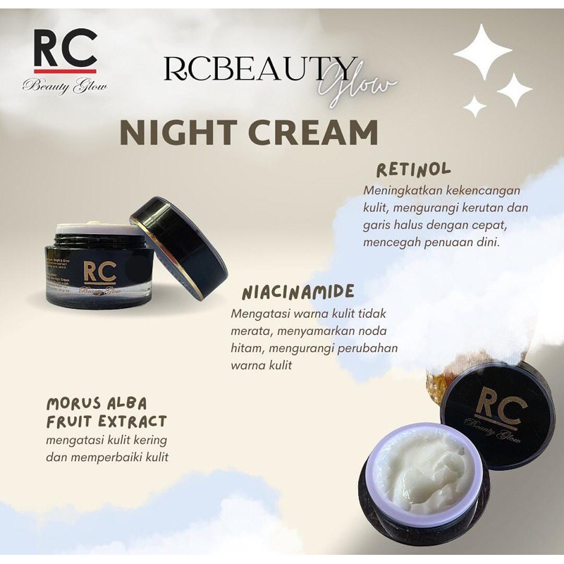 RC BEAUTY GLOW NIGHT CREAM BPOM
