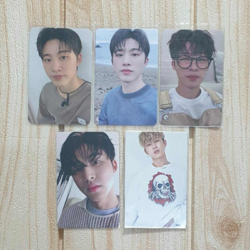 [READY] Photocard PC B.I Hanbin 1st Membership Kit Season Greeting POB Binbong Lightstick Album 131 