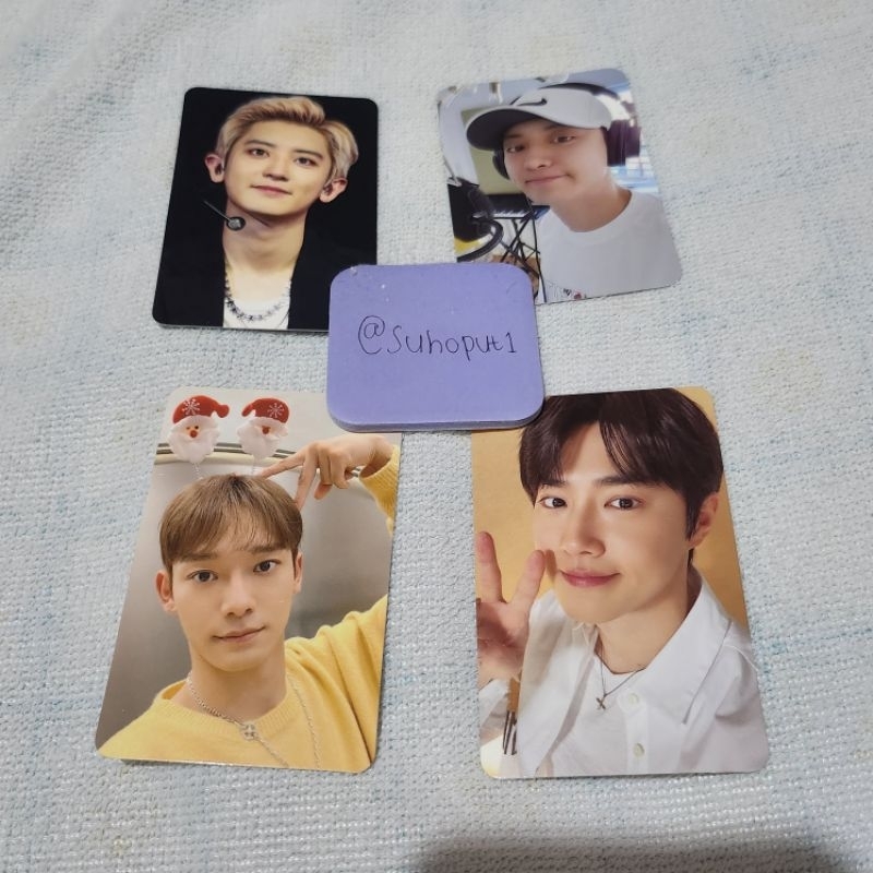 EXO Chanyeol Suho Chen Japan birthday Photocard
