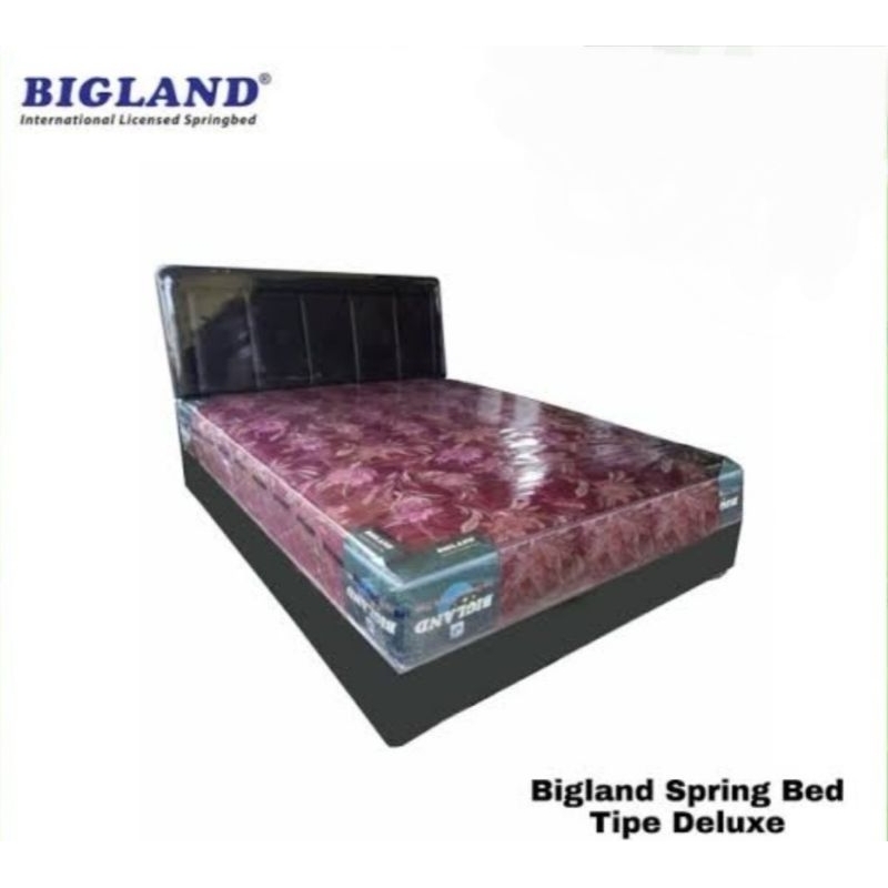 PROMO CUCI GUDANG SPRING BED BIGLAND DELUXE (HANYA MATRAS) GARANSI 15 TAHUN UK. 90X200