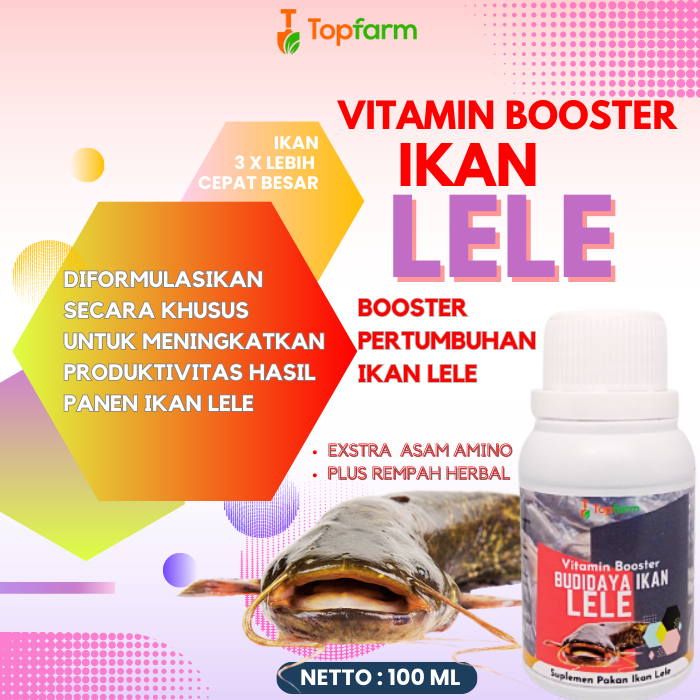 Vitamin Ikan Lele Cepat Besar / Vitamin Lele Cepat Besar / Vitamin Penggemuk Ikan Lele / Vitamin Ika