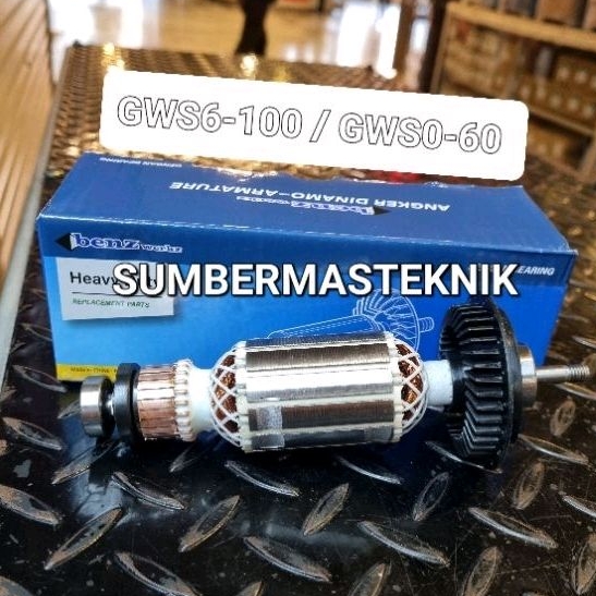 ARMATURE BOSCH GWS060 GWS 0-60 ANGKER GERINDA BOSCH GWS 060 BENZ