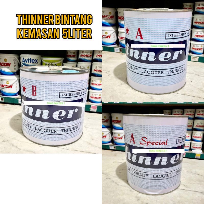 THINNER BINTANG A SPESIAL#A BIASA# B GALON
