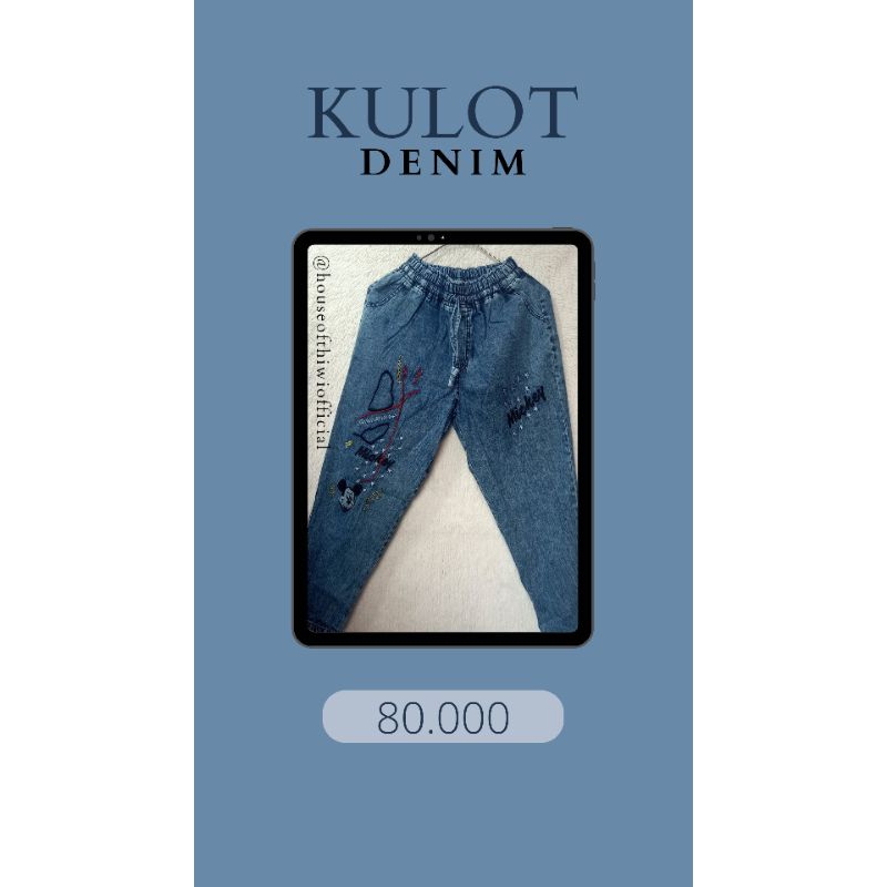 celana denim mickey