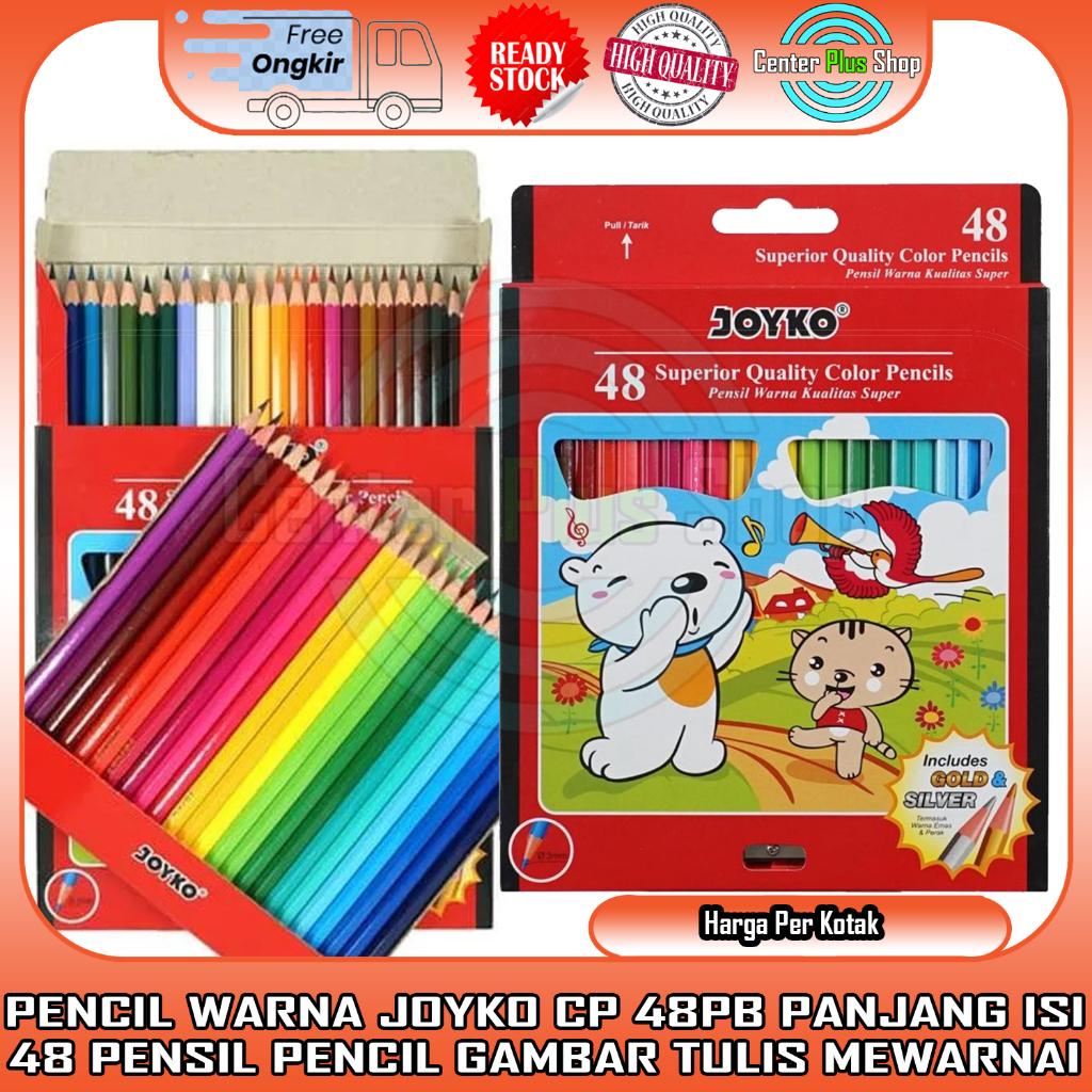 

Joyko Pensi Warna 48 Panjang Cp 48pb Color Pencil Joiko Pencils Gambar Mewarnai Besar Pendek HBI Kecil Kelir Klir Kler Kayu Krayon Kerayon Crayon Oil Pastel Pewarna Anak Sekolah Kertas Menulis Atk Stationery Tulis