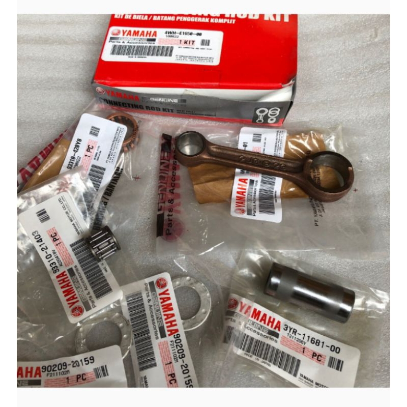 Conrod Kit Stang Piston Seher Set Original Genuine Yamaha Fizr Fiz F1 Alfa / 4WH-E1650-00