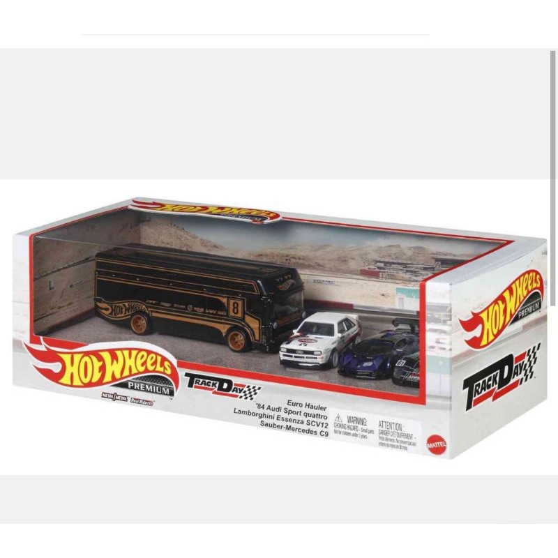 Hot Wheels Premium Collector Euro Hauler / Audi Mercedes Lamborghini
