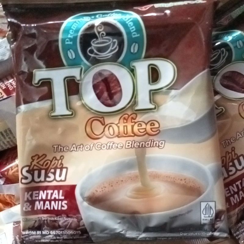 

KOPI TOP SUSU KENTAL MANIS RENCENG ISI 12 sachet