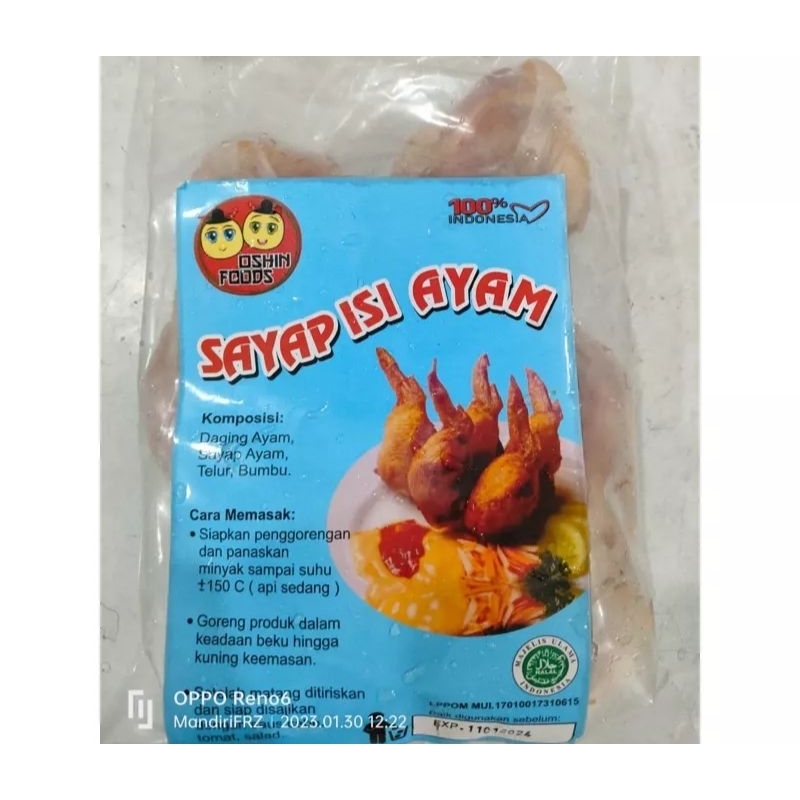 

Oshin Food Sayap Isi Ayam Isi 4 Pcs Nugget Bento Frozen Food