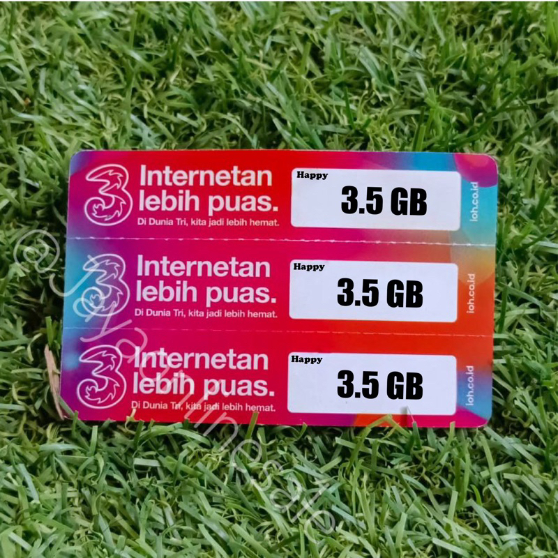 Voucer Tri Happy 4,5GB 5hari Nasional